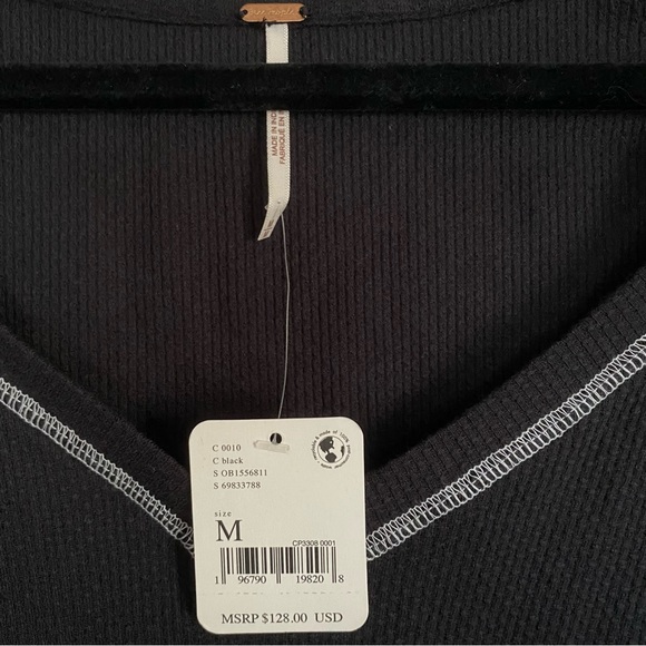 Free People Amara Embroidered Sleeve Thermal 🌸 - Picture 4 of 8